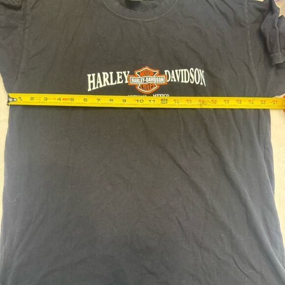 Harley Davidson Motorcycles Black Short Sleeve Graphic T Shirt Size XXL Cozumel - Picture 6 of 7